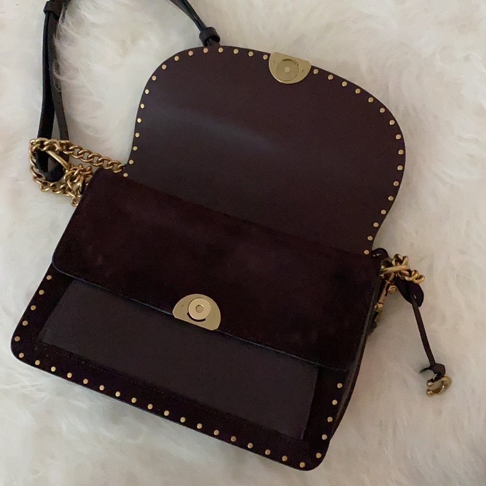 Coach Dreamer Shoulder Bag With Rivets - Picture 8 of 13